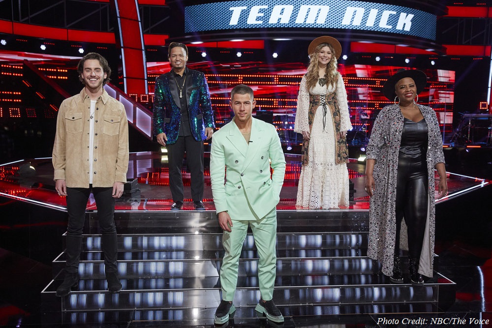 The members of Team Nick Jonas from The Voice