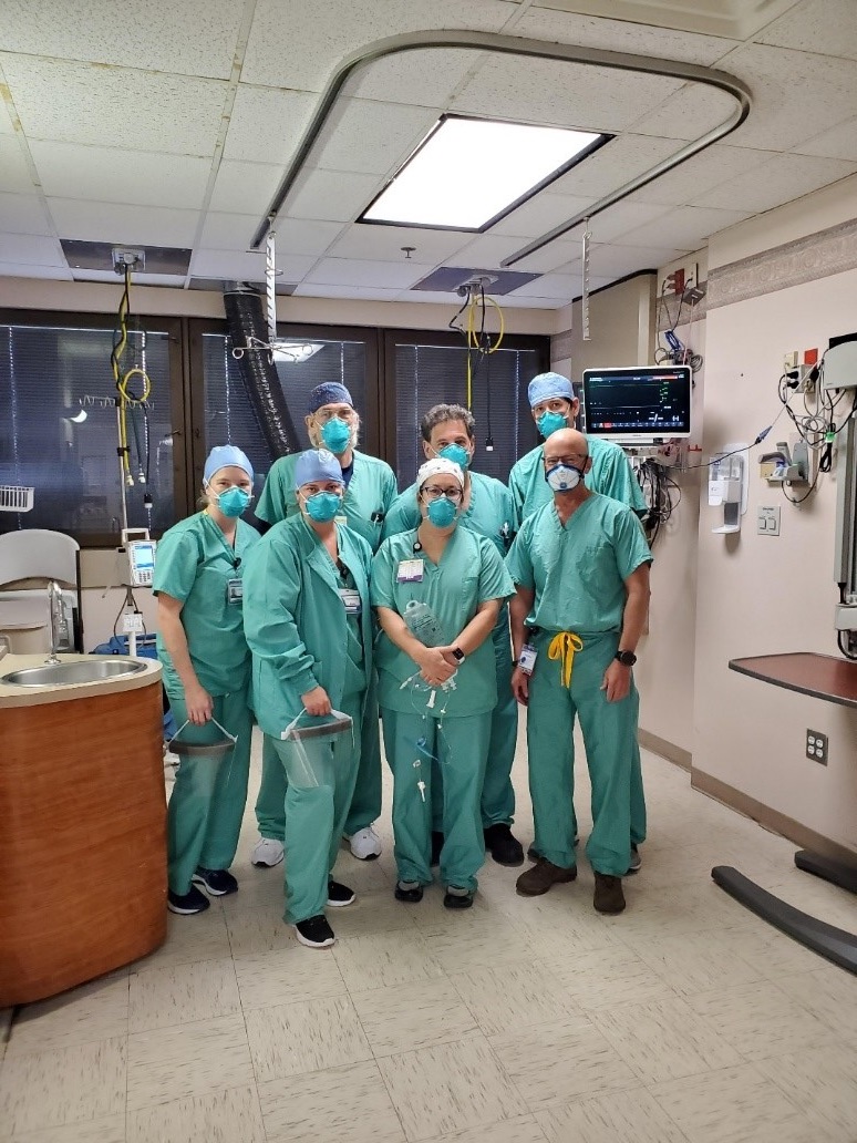 Group shot of anesthesia team