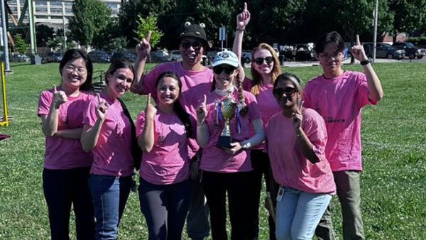 Lab olympics winners from the Ellisen lab