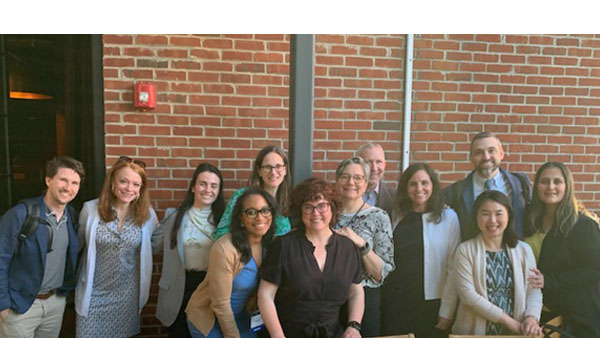 Members of the CORE team gather in downtown Chicago 