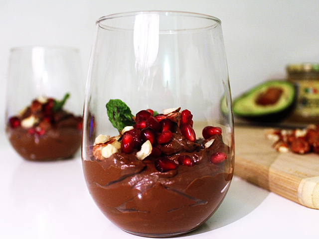 Chocolate Hazelnut Avocado Mousse