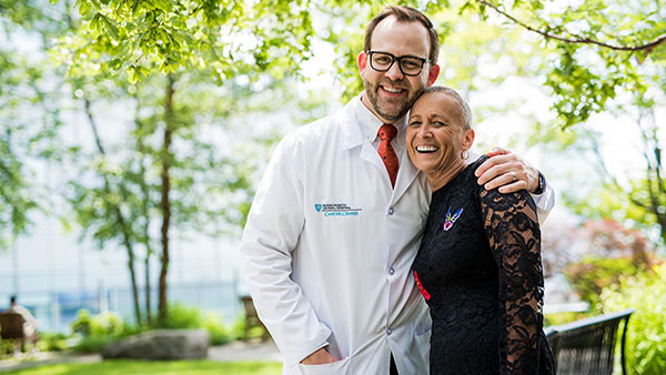 Maryann Fitzgerald and Dr. Justin Jordan