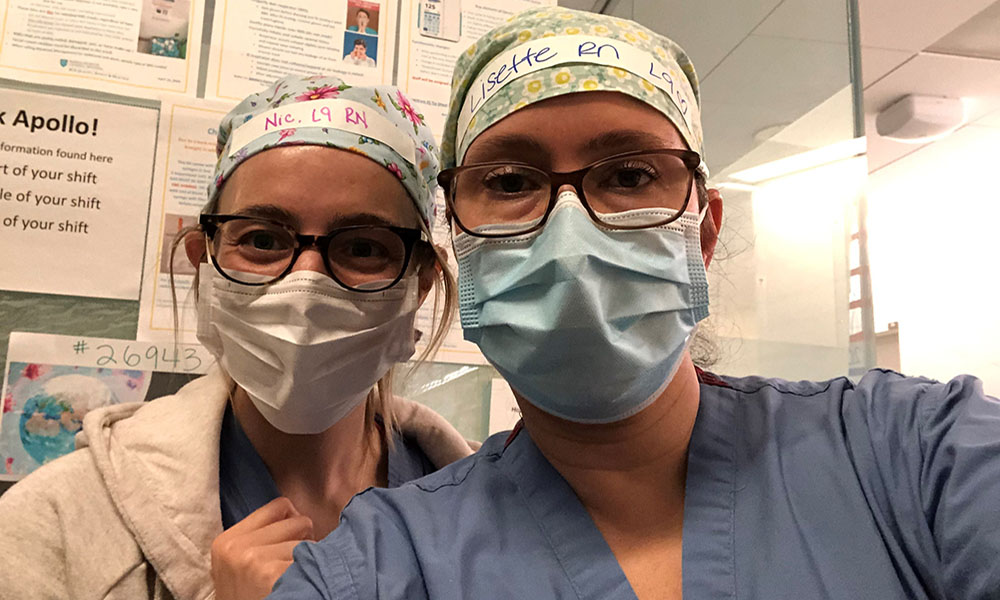 Nicole Laurino, RN and Lisette Packer, RN