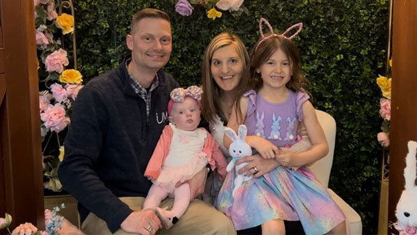 Stefania Frost and family