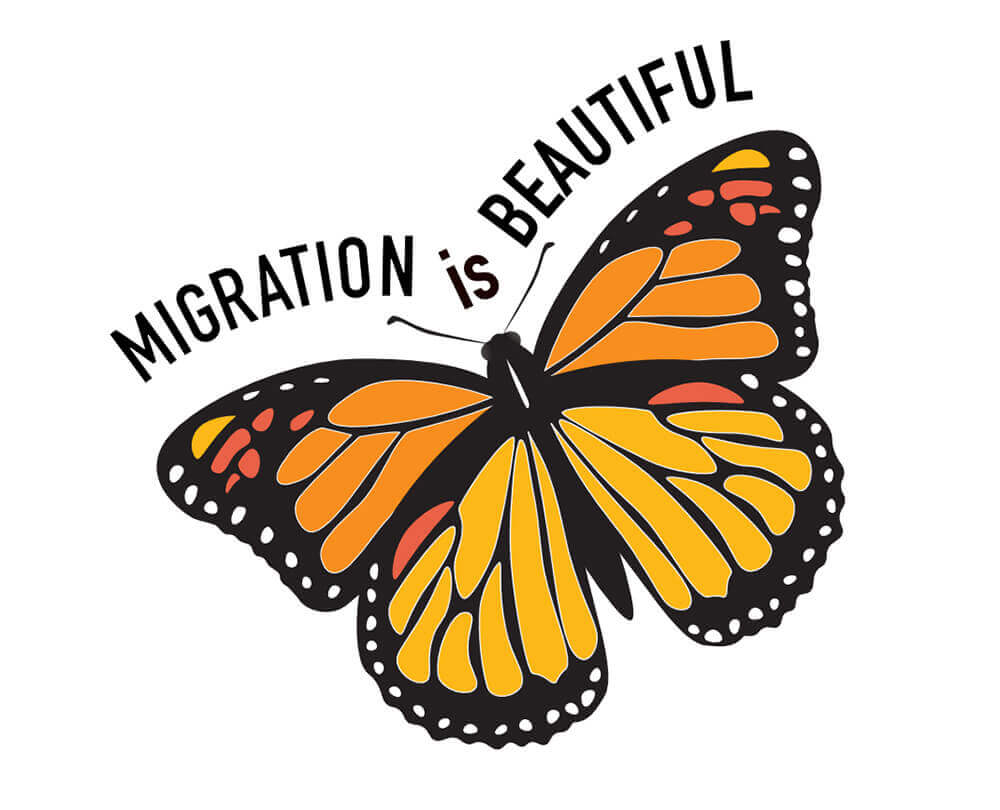 Migration is beautiful virtual sticker