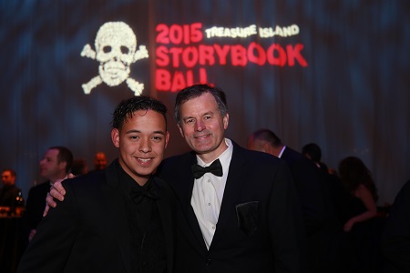 Dr. William Butler and Josh Canales at the 2015 Storybook Ball. 
