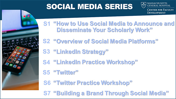 slide with list of all Social Media sessions slide with list of all Social Media sessions