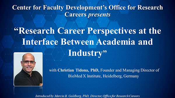 photo of Christian Tidona and title of his talk photo of Christian Tidona and title of his talk