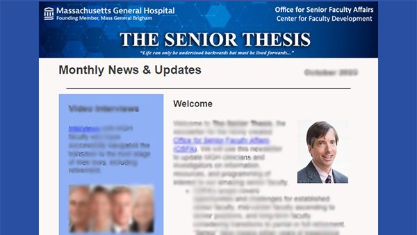 image of an OSFA newsletter