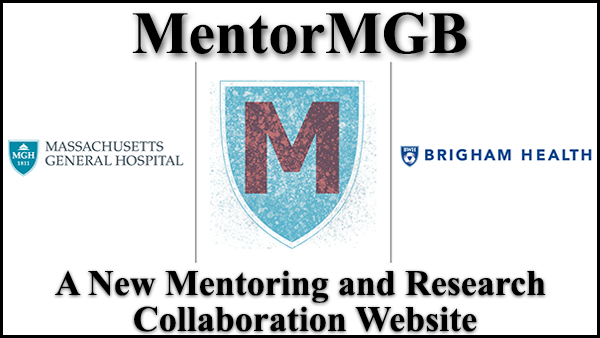 MentorMGB logo with 'A New Mentoring and Research Collaboration Website' across the bottom MentorMGB logo with 'A New Mentoring and Research Collaboration Website' across the bottom