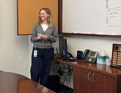 Fellow teaching as part of the Medical Educator Program.