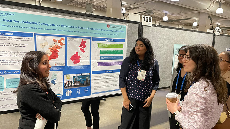 Community Care Van poster board at SGIM 2024