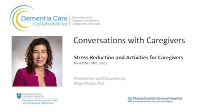 Video: Stress Reduction and Activities for Caregivers