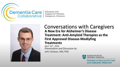 A New Era for Alzheimer's Disease Treatment presented by John Dickson, MD, PhD