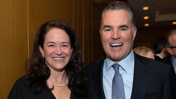 Sean Healey with Merit Cudkowicz, MD, MSc Sean Healey with Merit Cudkowicz, MD, MSc