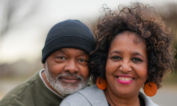 Smiling latino couple Smiling latino couple