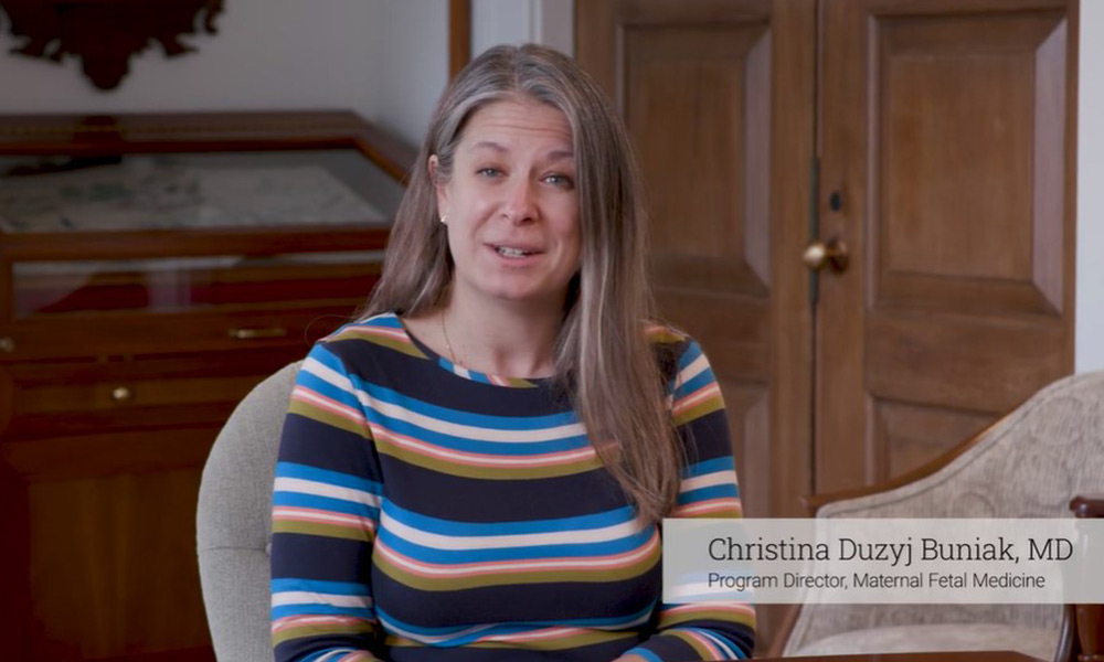 A person talking about the program