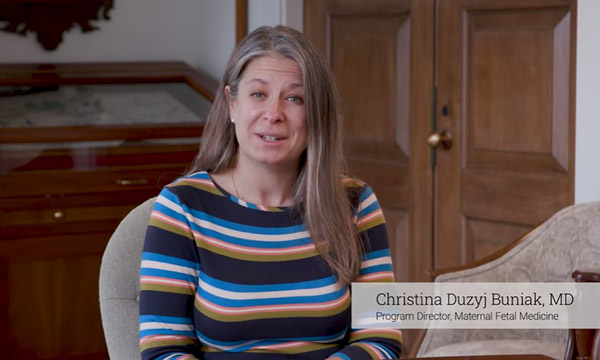 A person talking about the program