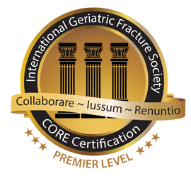 International Geriatric Fracture Society certification seal