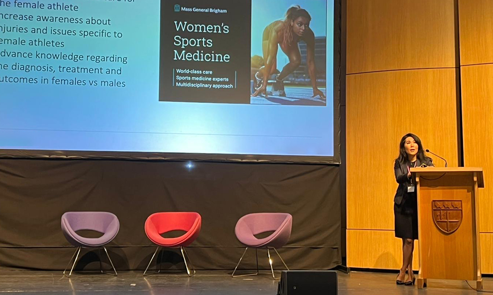 Dr. Eric Berkson, a Sports Medicine Orthopaedic Surgeon, works with a softball pitcher Dr. Eric Berkson, a Sports Medicine Orthopaedic Surgeon, works with a softball pitcher