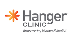 Logo for the Hanger Clinic, a prosthetic partner of the ICAN