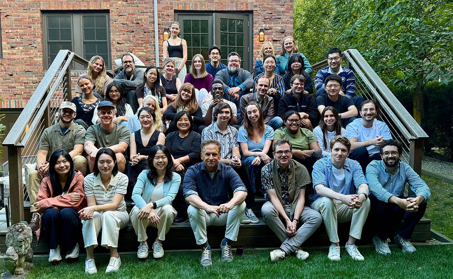 A group photo of multiple people