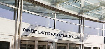 Entrance to Yawkey Center for Outpatient Care 