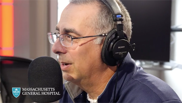 Jon Wallach, a host of the Toucher & Rich Morning Show on 98.5 The Sports Hub at the microphone Jon Wallach, a host of the Toucher & Rich Morning Show on 98.5 The Sports Hub at the microphone