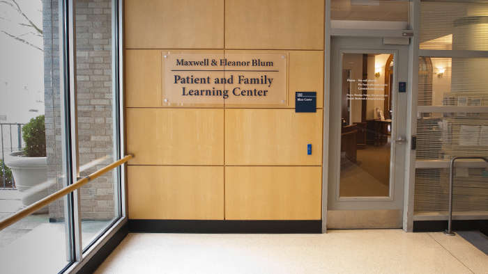 Entrance to the Blum Center Entrance to the Blum Center