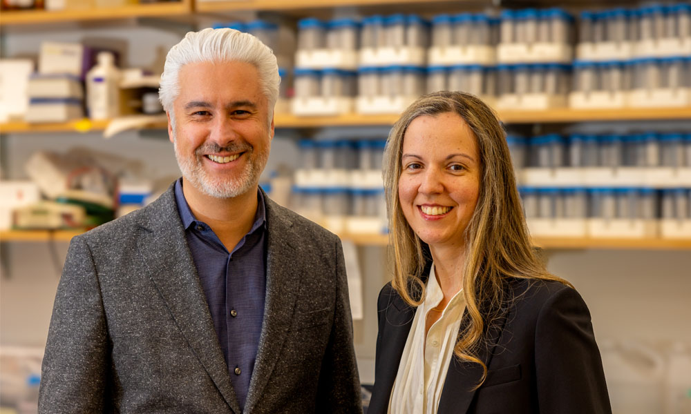 Team (left to right): Mario L. Suvà, MD, PhD and Priscilla Brastianos, MD, PhD. Team (left to right): Mario L. Suvà, MD, PhD and Priscilla Brastianos, MD, PhD.