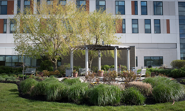 The Healing Garden at the Mass General Cancer Center in Danvers. The Healing Garden at the Mass General Cancer Center in Danvers.