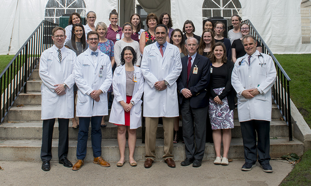 Members of the Center for Leukemia team. Members of the Center for Leukemia team.