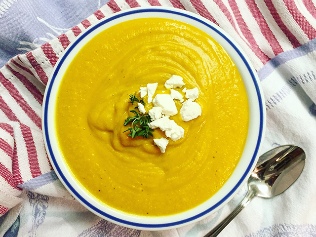 Creamy Coconut Curry Butternut Squash Soup 