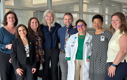 Members of the Family Advisory Council with MGfC staff