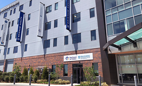 Exterior photo of the Brigham and Women's/Mass General Health Center in Foxborough