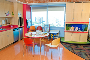Image of playroom on inpatient ward