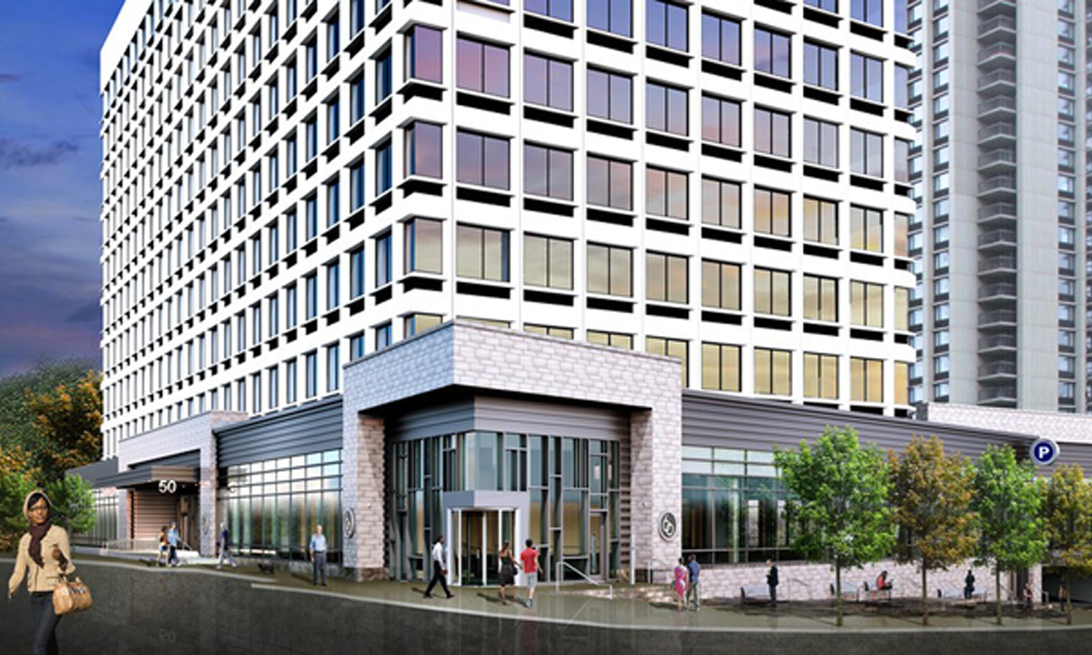 50-60 Staniford Street Building Image of new entrances to 50 Staniford Street Boston
