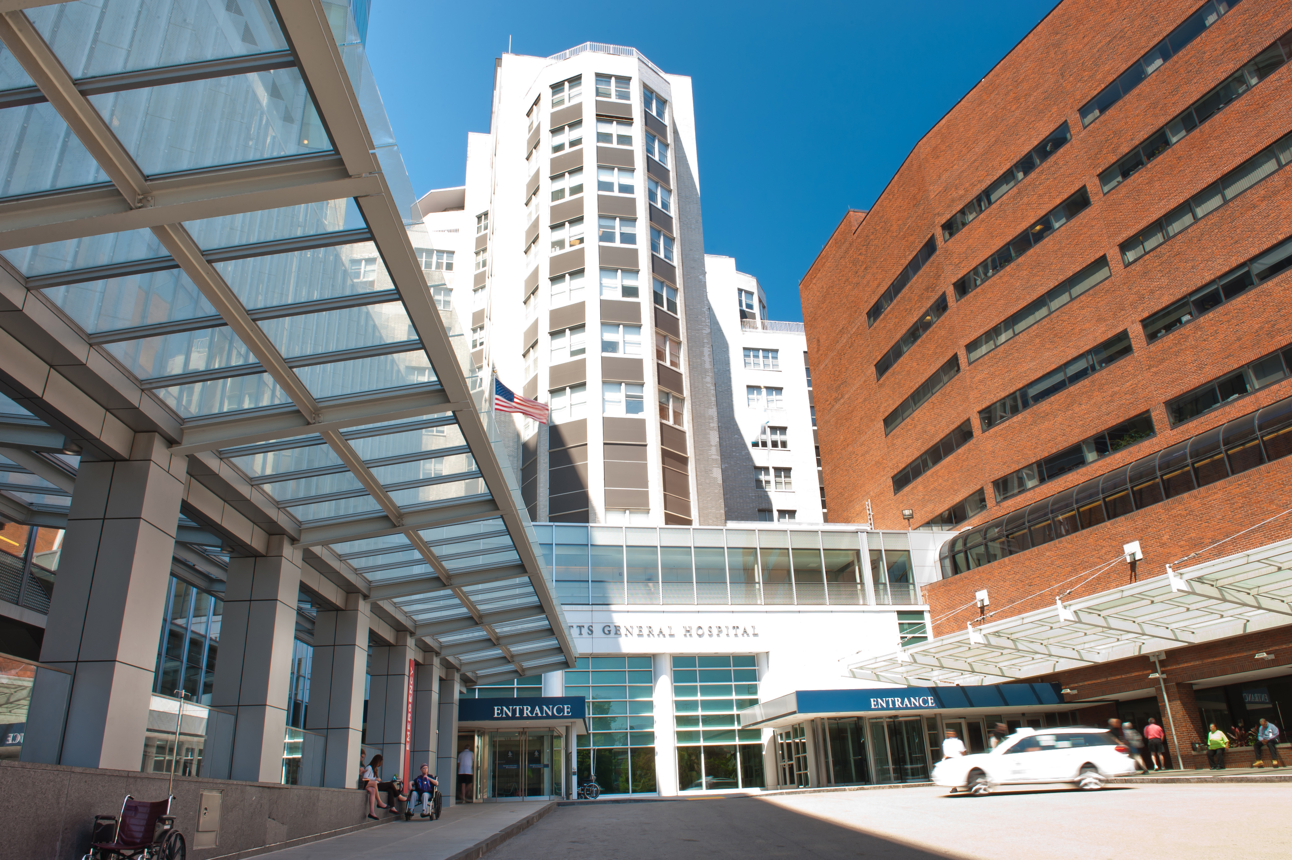 External shot of Massachusetts General Hospital External shot of Massachusetts General Hospital