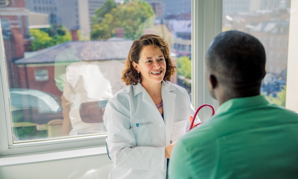 Doctor working with a patient Doctor working with a patient