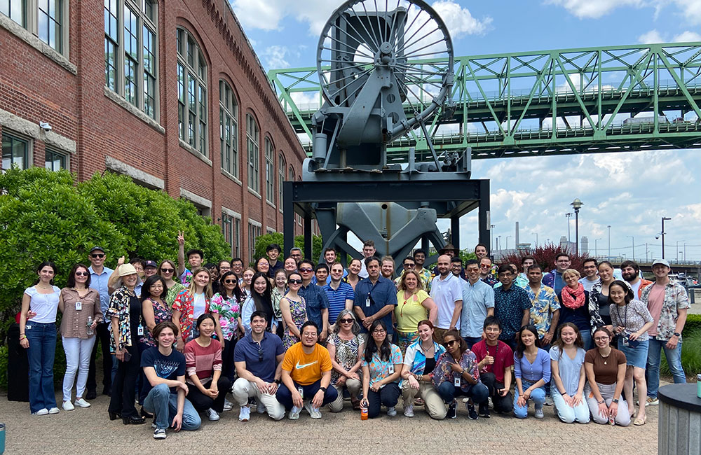 GARU team members pose together outside