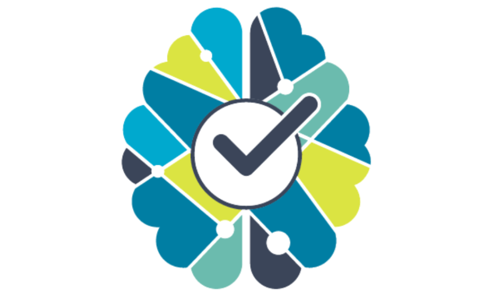 Illustration: brain, checkmark Illustration: brain, checkmark