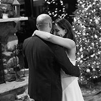 image of a bride and her father dancing at a wedding