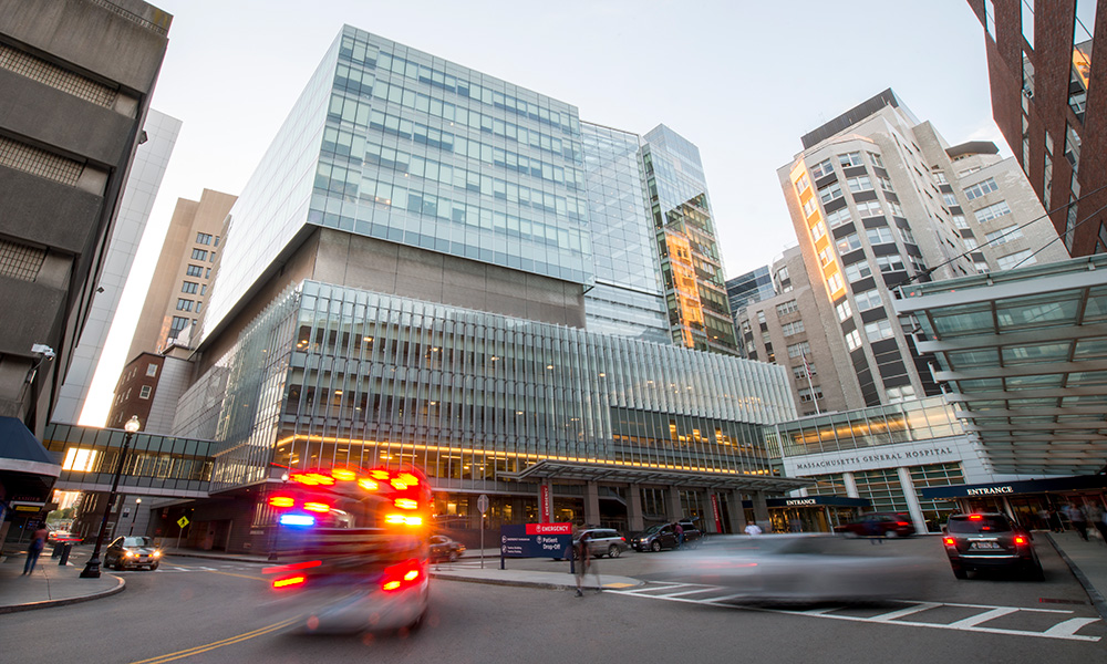 Image of the entrance to Massachusetts General Hospital Image of the entrance to Massachusetts General Hospital