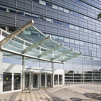 image of the outside of the Yawkey Center for Outpatient Care in Boston