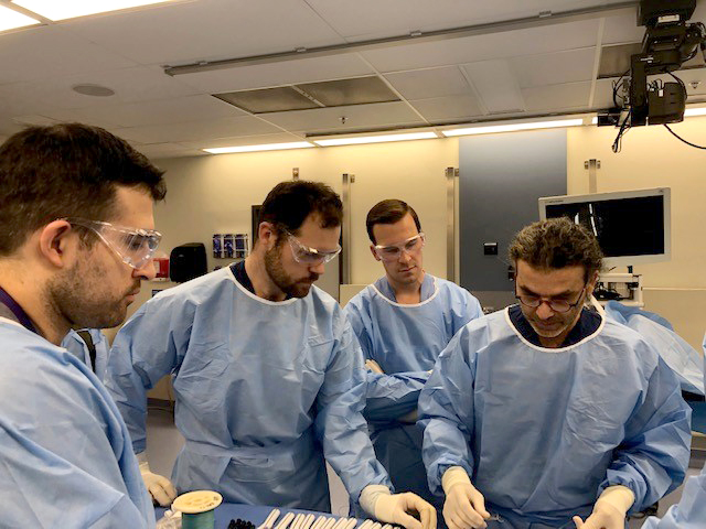 sports medicine fellows work with shoulder surgeon, Bassem Elhassan, MD