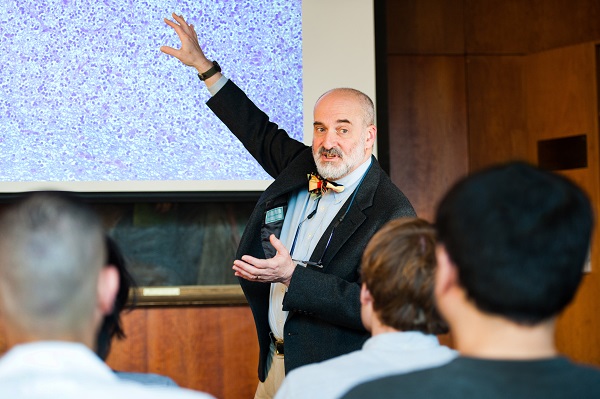 We prepare residents and fellows for leadership positions in academic pathology, ranging from academic clinicians to basic scientists. We prepare residents and fellows for leadership positions in academic pathology, ranging from academic clinicians to basic scientists.