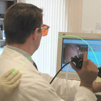 Office-based KTP laser use.