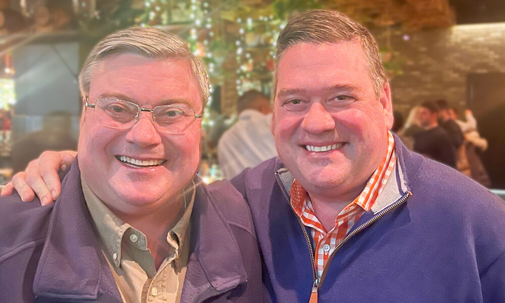 Richard, kidney recipient, alongside his brother and living donor, Ryan Richard, kidney recipient, alongside his brother and living donor, Ryan